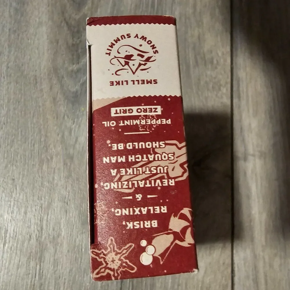 Dr. Squatch Men's Holiday Limited Edition Frosty Peppermint Natural Soap